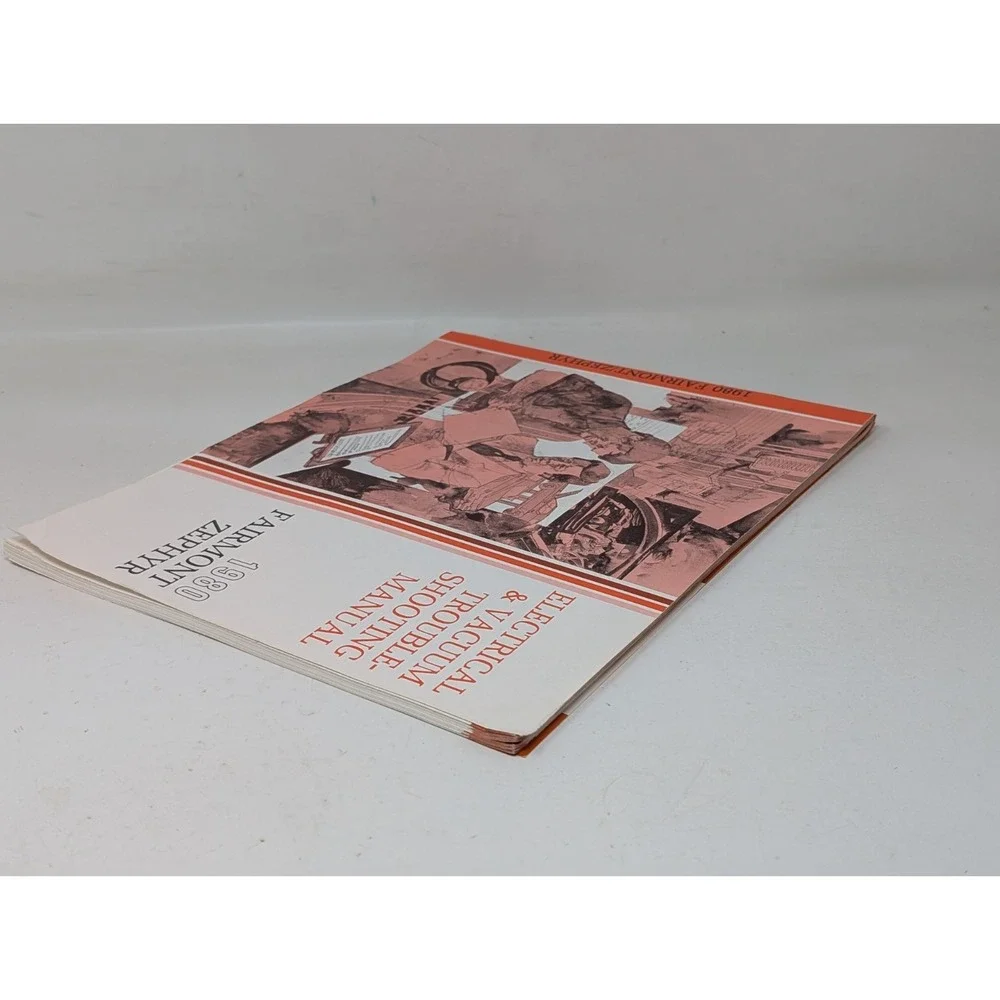 1980 Ford Fairmont Zephyr Electrical Vacuum Wiring Shop Service‎ Manual